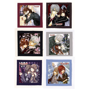 Vampire Knight ヴァンパイア騎士 anime Cloth Patch or Magnet Set 
